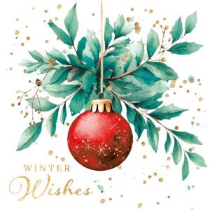 Red Winter Bauble 